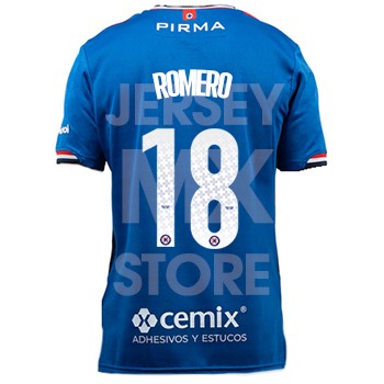 Jersey Cruz Azul Home Pirma Romero 2025/26