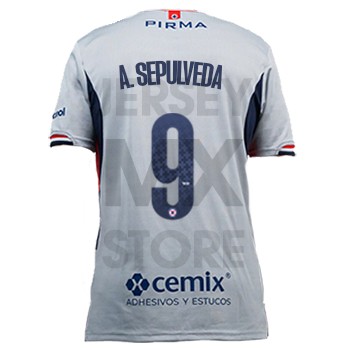 Jersey cruz azul Away Pirma Sepulveda 2025/26