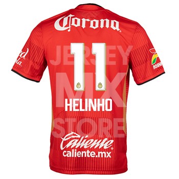 Jersey Toluca Home New Balance 2025/26 Helinho