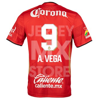 Jersey Toluca Home New Balance 2025/26 Vega