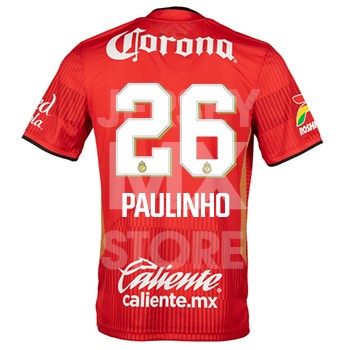 Jersey Toluca Home New Balance Pauilinho 2025/26 Authentic
