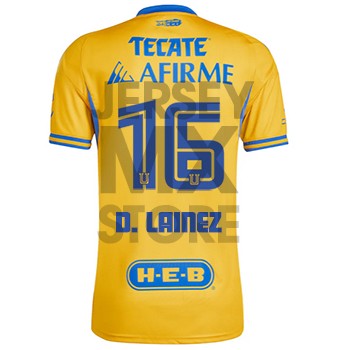 Jersey Tigres UANL Home adidas 2025/26 Lainez