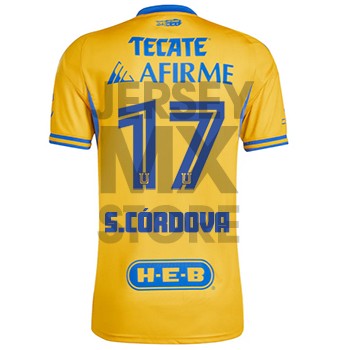 Jersey Tigres UANL Home adidas 2025/26 Cordova