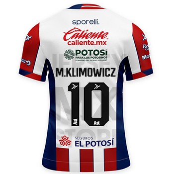 Jersey Atletico San Luis Home Sporelli Klimowicz 2025/26