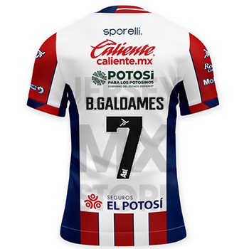 Jersey Atletico San Luis Home Sporelli Galdames 2025/26