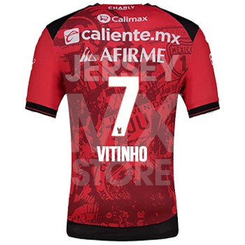 Jersey Xolos de Tijuana Home Charly 2025/26 vitinho