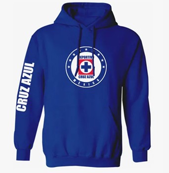 Hoodie Sweatshirt Cruz Azul