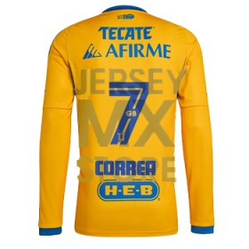 Jersey Tigres UANL Home adidas 2025/26 Angel Correa L/S